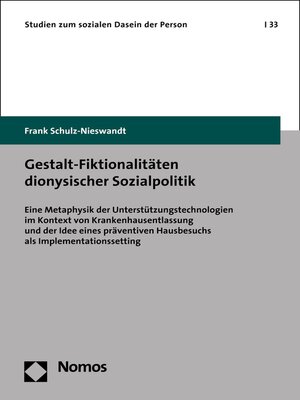cover image of Gestalt-Fiktionalitäten dionysischer Sozialpolitik